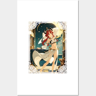 Nilou Dancing in the moon light Posters and Art